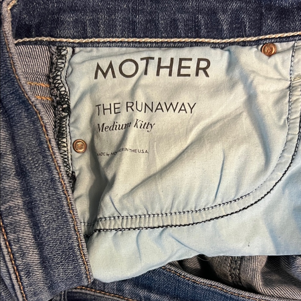 MOTHER Women's Blue Jeans - Picture 5 of 7